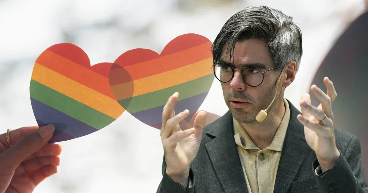 Joel Halldorf, professor i kirkehistorie, har skapt debatt med sine tolkninger av Bibelens tekster om homofili.